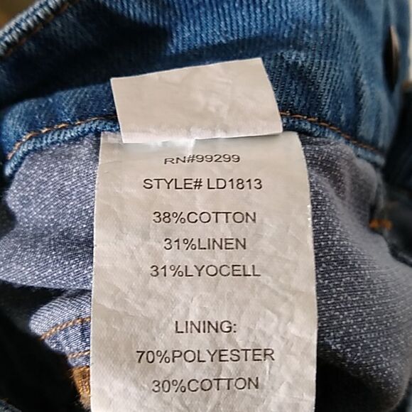 Anthro Level 99 Tyler Twist Wide Leg Flare Jean 27 Boho Hippie Festival - Picture 8 of 8